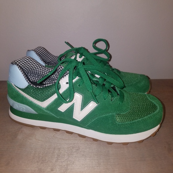 new balance wl574 green